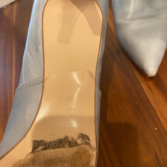 Zara Pointed toe kitten heel booties - Picture 6 of 6